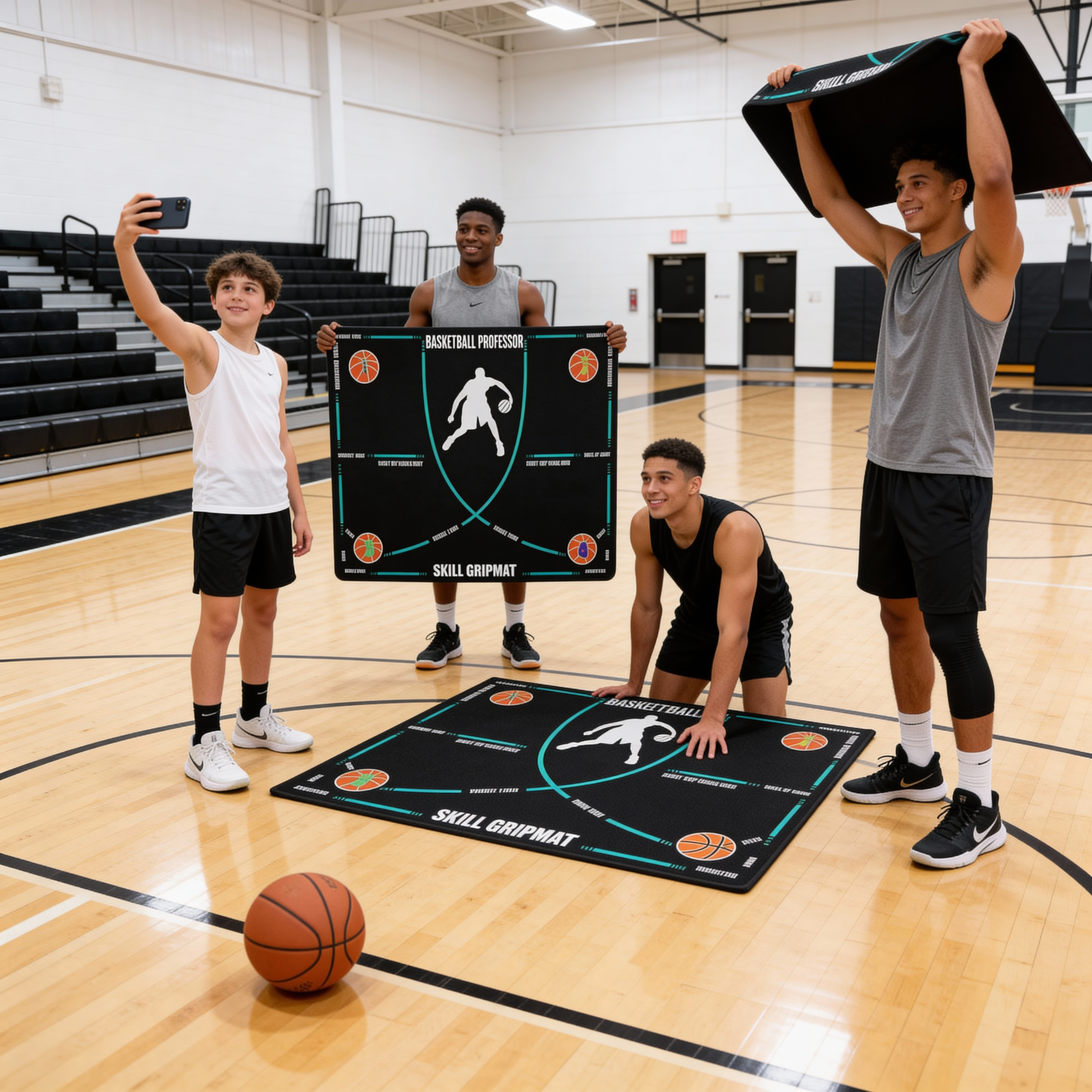Skill Grip Basketball Training Mat - Pro-Level Skills Anywhere!